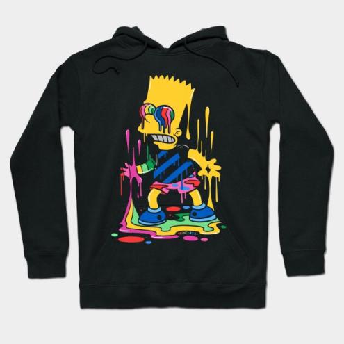 Bart simpson in a hoodie cheap